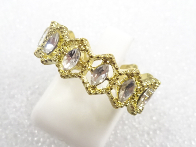 CRYSTAL FASHION RING / JP SIZE 19